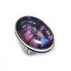 Natural Purple Labradorite Gemstone 925 Sterling Silver Jewelry Ring Size 7 S2A30