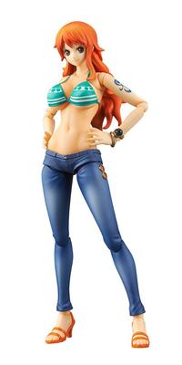 Переменные Герои Действия ONE PIECE Нами 17см ПВХ Раскрашенная Подвижная Фигурка Прибл.
