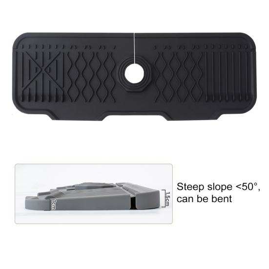 Силиконовый брызговик для раковины, сливной коврик, держатель для мыльницы, сливной коврик для крана для кухонь, ванных комнат, автофургонов