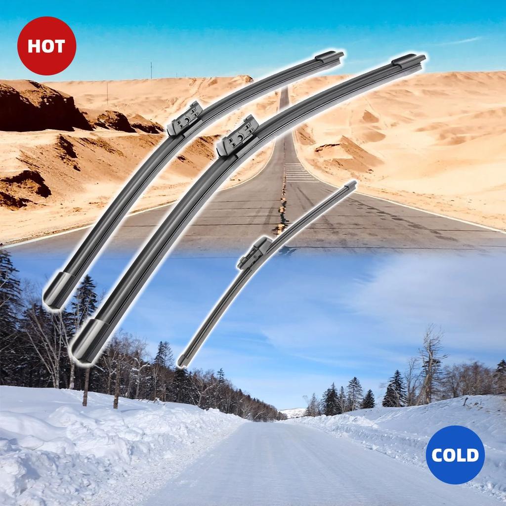 3 шт. для SKODA Karoq 2017-2020 26 "18" 13 "передние и задние щетки стеклоочистителя лобовое стекло резак для окон аксессуары 2017 2018 2019 2020