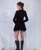 ROSEFRANTZ Lace Line Wrap Long Sleeve [Black]