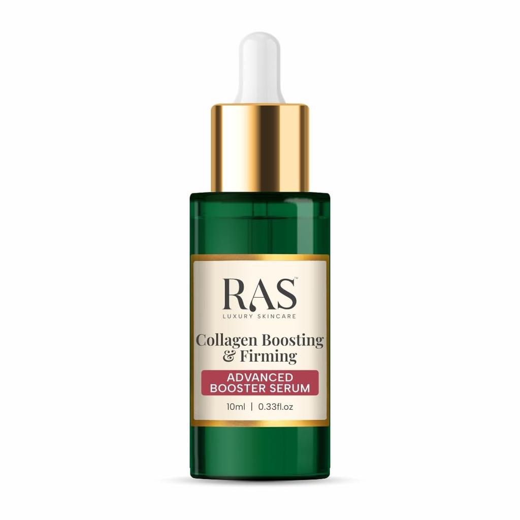 Ras Luxury Oils Сыворотка с коллагеном для лица | Сыворотка против старения для подтяжки и уплотнения кожи | Увлажняющий коллагеновый бустер для женщин | Корейская-I