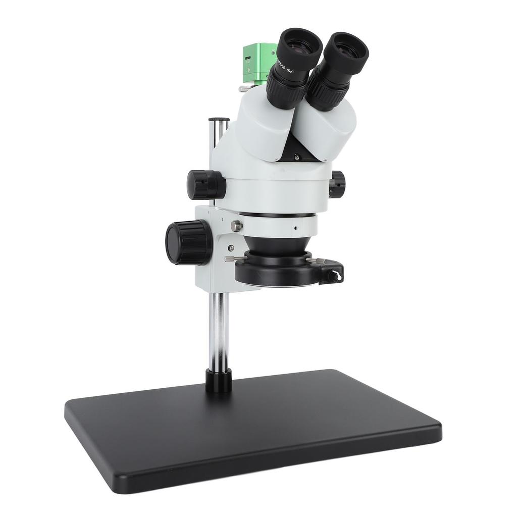7x - 45x Тринокулярный микроскоп Камера Вращающаяся 4K 41MP 1080P USB Камера для микроскопа со штативом Светодиодная подсветка