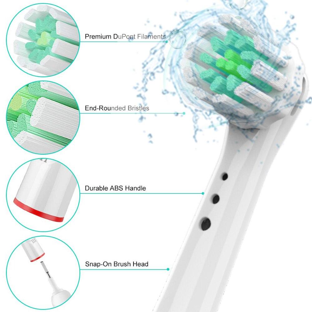 Набор насадок для электрических зубных щёток Oral B, 8 шт (Super Soft)