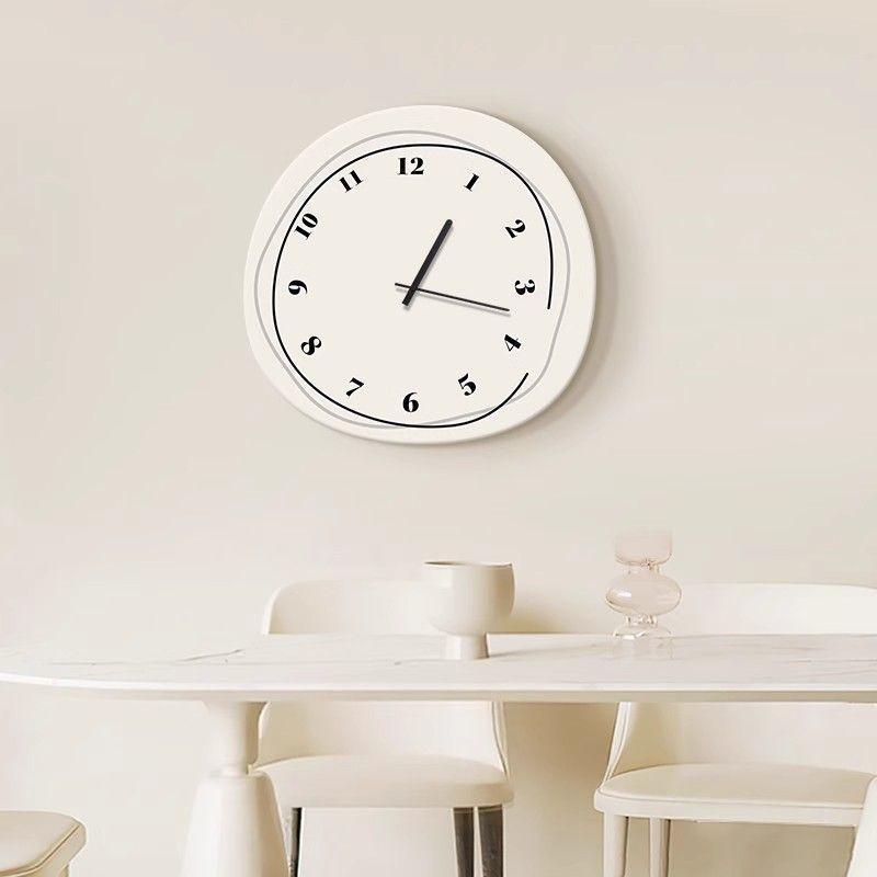 2D Цифровые Настенные Часы Шкала Настенные Часы Креативные Часы Украшение Дома Настенные Часы Акриловые Бесшумные Часы