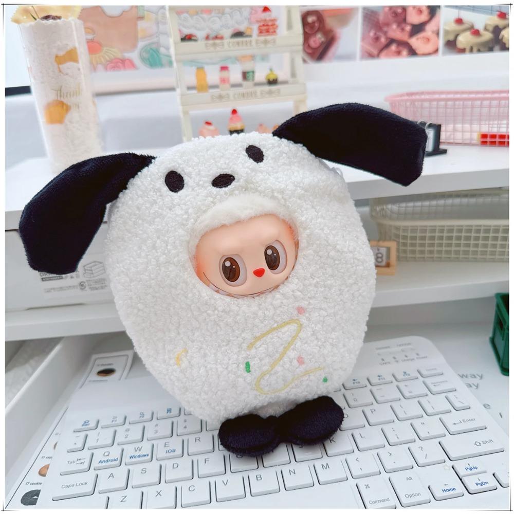 Набор нарядов для кук Labubu Wacky Mart - Креветка и Картофельные чипсы Мультяшные костюмы и аксессуары для кукол DIY