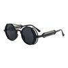 Солнцезащитные очки для ПК Steam Cyberpunk Double Spring Leg Glasses Trend Sunglasses Round