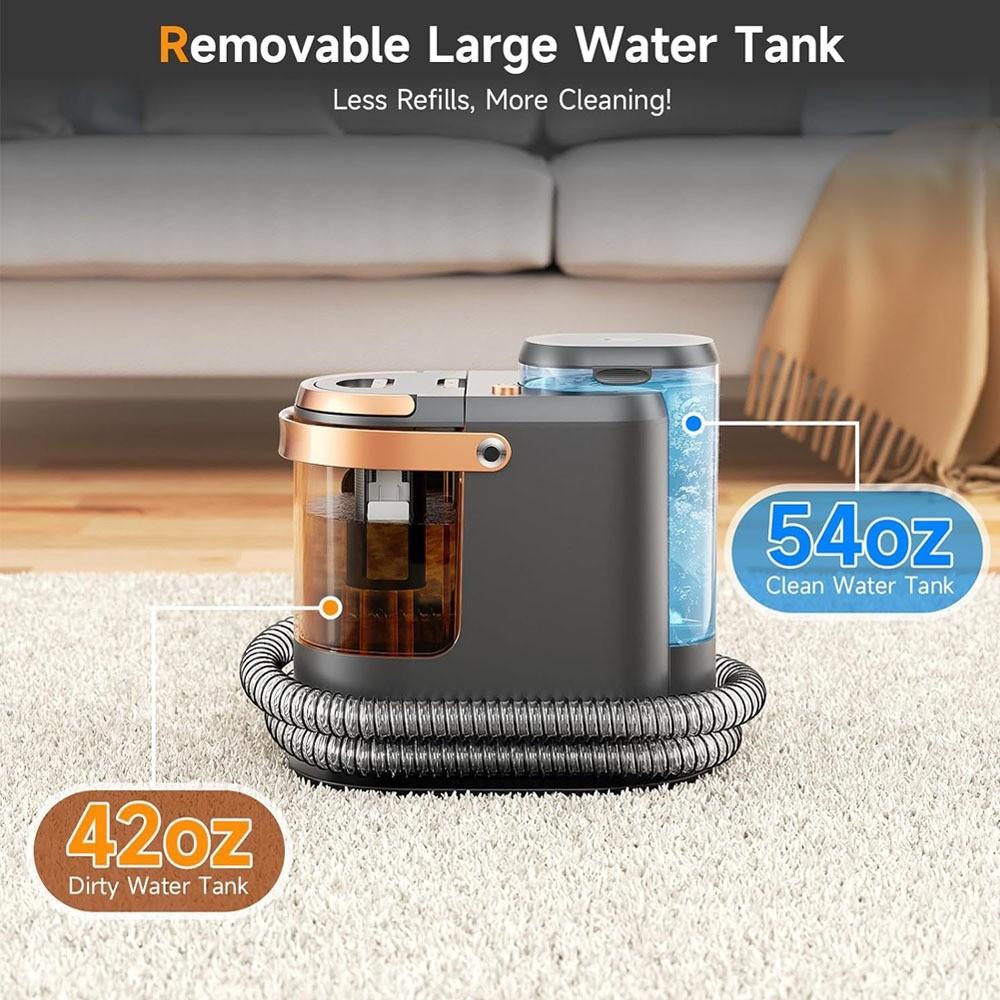 Многофункциональная машина для чистки ткани Бытовая стиральная машина для ковров, диванов, кроватей, автокресел, ткани Портативный пятновыводитель и средство для чистки обивки