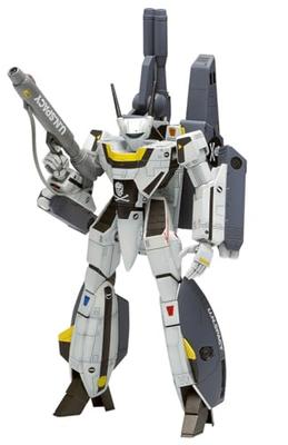 Wave Суперразмерная крепость Макросс VF-1S Ударная Валькирия Бэтроид Итидзё Хикару/Рой Фоккер Кастом, Масштаб 1/100, Высота примерно 16 см, Пластиковая Мо