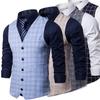 Four Seasons Men's Vest Suit: Groom Wedding or Work Stylish Best Man Vest