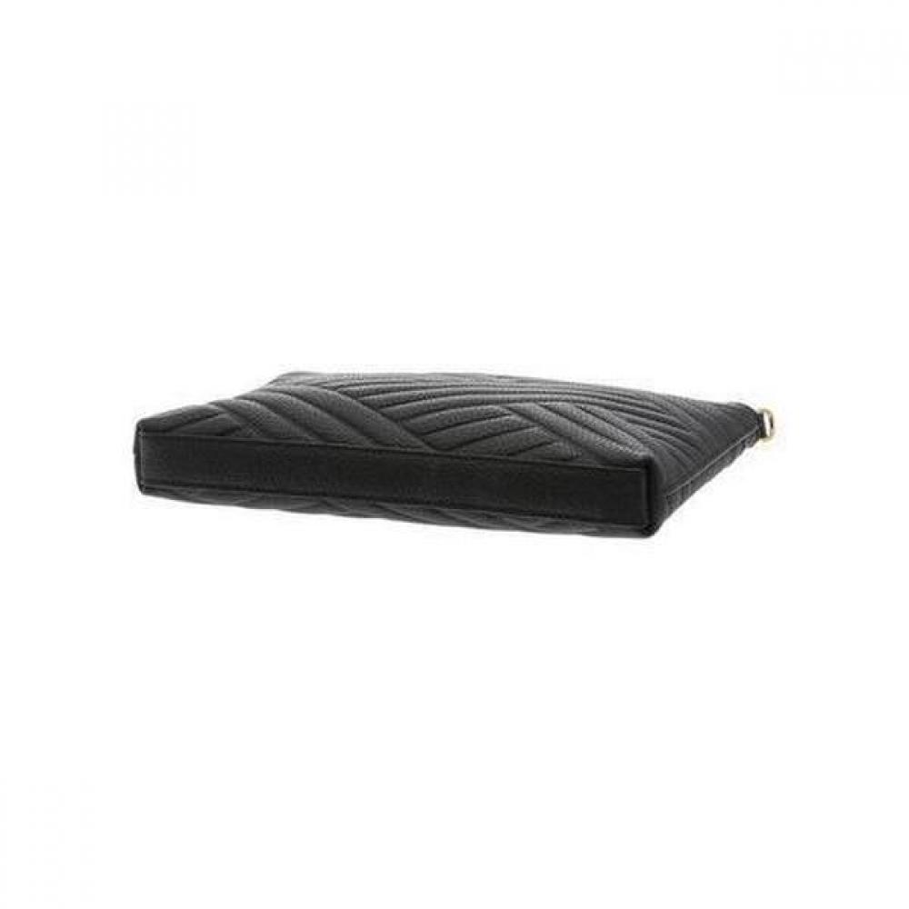 Daks Black Embossed Leather Golddd Chain Wallet Bag Dcwa1e279