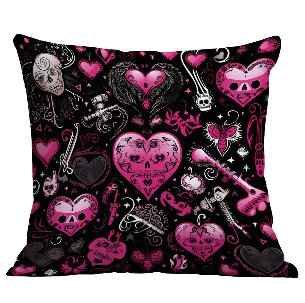 Новая наволочка на подушку ко Дню святого Валентина с креативным принтом любви в стиле панк для дома, дивана, подушки
