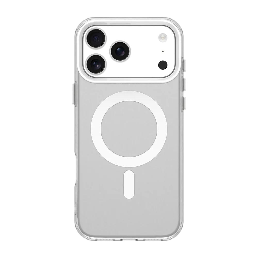 Для Magsafe Магнитный чехол для IPhone 17 Air Конфетный цвет Полупрозрачный ПК + ТПУ Ударопрочный Жесткий бампер для Iphone 17 Pro Max 17pro