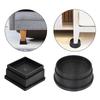 6Pcs Adjustable Bed Furniture Riser Heavy Duty Bed Lifts Risers With Rubber Pad for Couch Desk Sofa Table Enduring