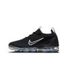 Air VaporMax 2021 Flyknit Черные крапчатые женские кроссовки Металлик-Серебристый Белый DC4112-002