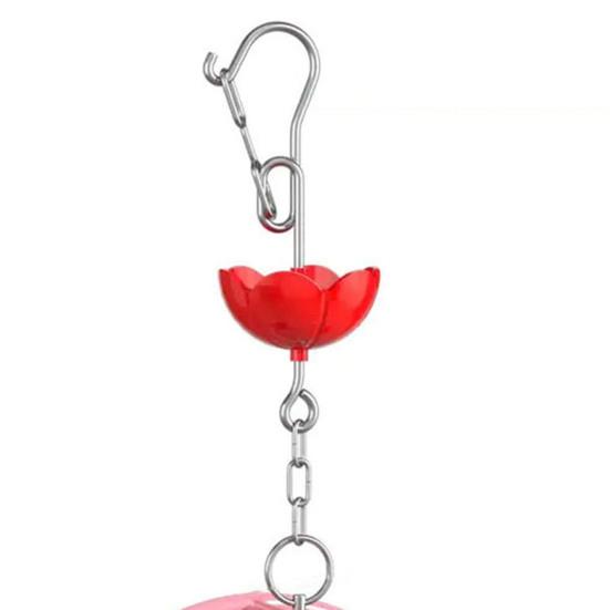 Кормушка для колибри, подвесная кормушка для диких птиц с 6 банками и 18 защищенными от муравьев портами для кормления, для декора лужайки на открытом воздухе в саду