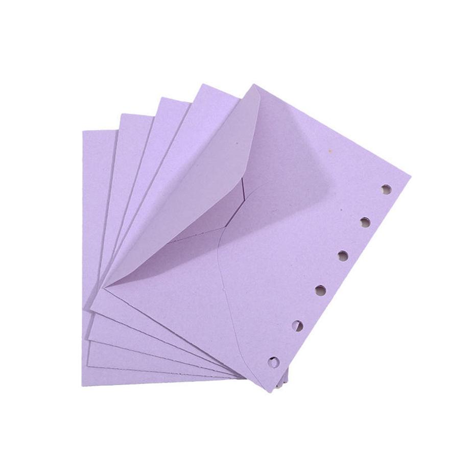 5 Sheets A7 Loose-leaf Refillable Paper Binder Journal Planner Refills Inserts Note Classification Storage Papers