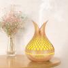 New Essential Oil Air Humidifier 400/500ML Mist Cool Mist Aromatherapy Home USB 7 Colors LED Night Light Perfume Wood Diffuser