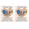 Personalised Transparent Heart Heartwarming Customizable Hug Card Acrylic Materials for Nurses Appreciation