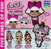 Резиновый талисман 5 L.O.L SURPRISE! [Набор (полный)]