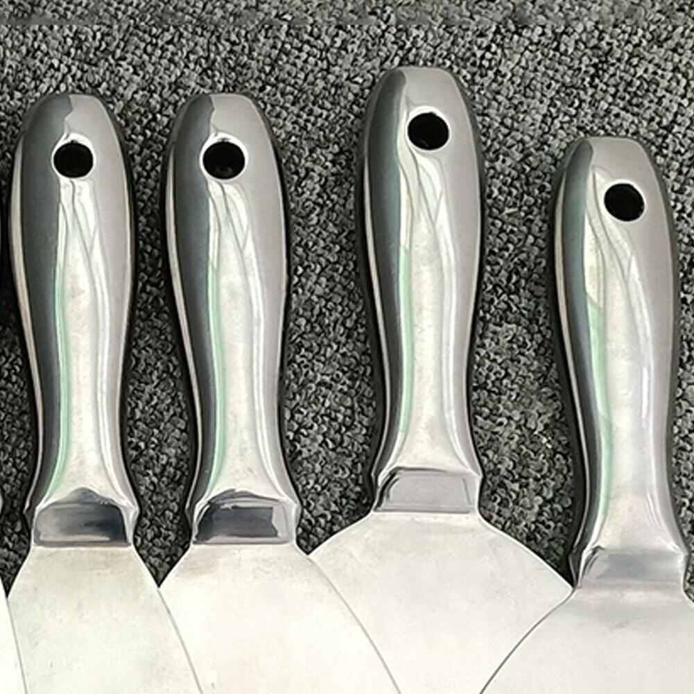One-Piece Stainless Steel Putty Knife Spackle Tool Putty Scraper Spatula Scraper for Floor Wall Ceramic Tile Grout