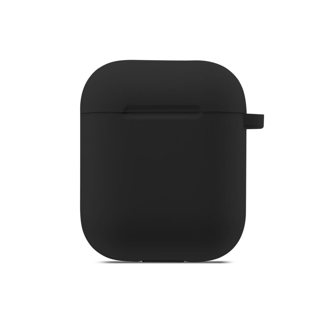 Беспроводной чехол для Bluetooth-наушников Силиконовый защитный чехол Для Apple Air Pods 2 1 Мягкий чехол Аксессуары для наушников С брелком