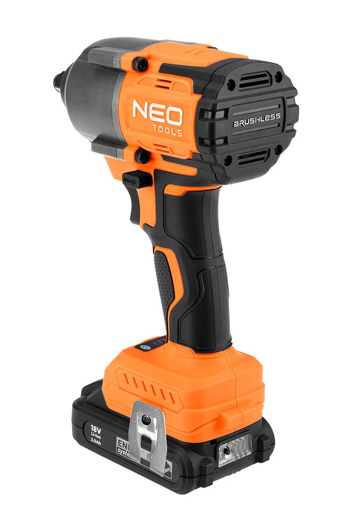 18V, 850Nm, ½” Brushless Impact Wrench, Energy+, without battery
