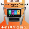 Автомобильное радио Android Auto Carplay для Subaru Legacy Outback 2009-2014, мультимедийный проигрыватель, головное устройство, стерео, GPS-навигация, BT WIFI 1+16 ГБ