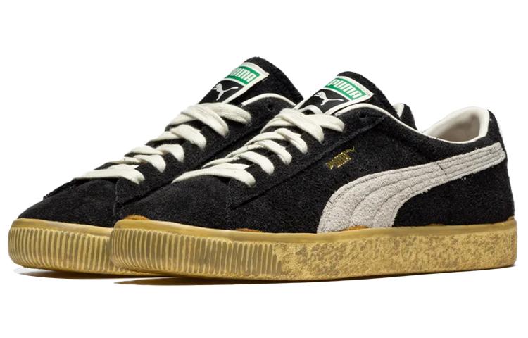 Puma Замша Винтажный Никогда Не Носился Черный 383322-01