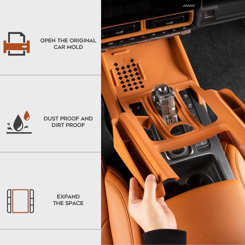 Для аксессуаров HAVAL H9 MK2 2024 2025 2026 Автомобильный центральный ящик для хранения силиконовый держатель для стакана воды и телефона Интерьер