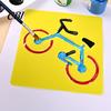 Easy Hold Paint Template 6 Pcs Painting Stencils, 5.5x5.9 Inch Washable Reusable DIY Home Decor Stencil Art Stencils for Wood Paper Fabric,