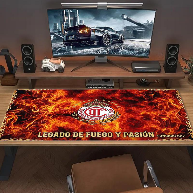 Toluca Color Mouse Pad Large Gaming Table Cushion Non-slip Laptop Tablet Big Mousepad XXL Mat Mini PC Playmat With Lock edge