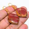 Серьга из стерлингового серебра 925 пробы с камнем жадеит Нореена 1,77" GK-5643