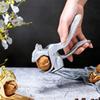 Household Tool Walnut Biscuit Clip Squirrel Shaped Zinc Alloy Walnut Opener Multi Purpose Walnut Clip Bright Silver