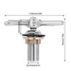 Rinser Parts Automatic Cup Washer Stainless Steel Cup Rinser Faucet Glass Rinser Head  Bar