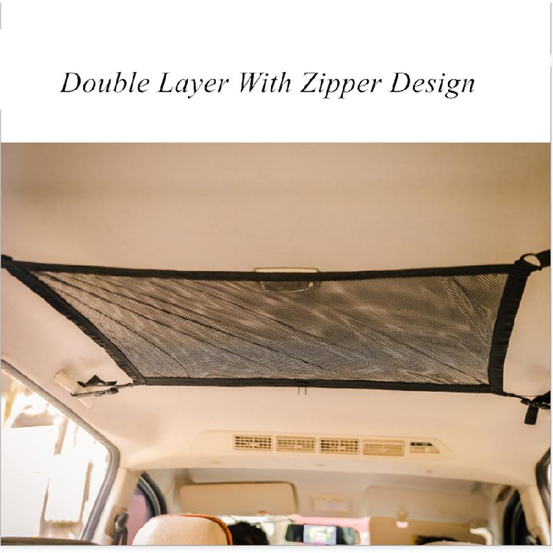 Сетка для хранения на крышу автомобиля, Потолочная сетка, Потолочные карманы для внедорожников, минивэнов, автомобилей 4x4