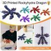 3D-печатный дракон 3D-печатный шарнирный кристаллический дракон игрушка для взрослых и детей игрушки таинственный дракон