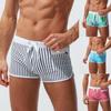 Sexy Front Pocket Swimming Trunks Fashion Wrap Zipper Swimming Trunks Men's Swimming Trunks Cross Border Beach Swimming Trunks