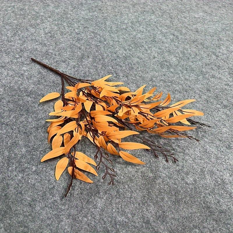 Искусственная ивовая ветвь с 5 отростками, пластиковая искусственная зелень для свадебного и помолвочного декора, цветочная композиция, искусственные уличные цветы