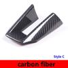 For Porsche 911 992 2019-2023 Real Carbon Fiber Car Steering Wheel Button & Steering Wheel U-shaped Stickers Decorative Part