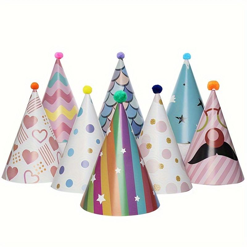 1 комплект/16 шт. шапка для торта «С Днем Рождения», праздничная шапка, украшение на день рождения для взрослых и детей, реквизит для фотосъемки, украшение на праздничную вечеринку, бумажная шапка
