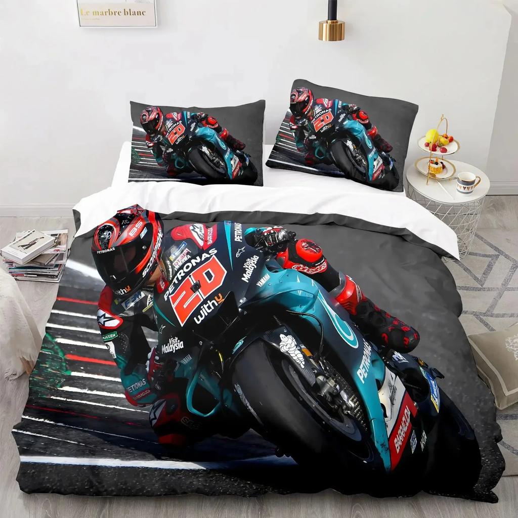 Hot Marquez 93 Bed Linen Marc Marquez 93 Bedding Set Printed With Pillowcase Bed Duvet Cover Single Double Queen Super King Size