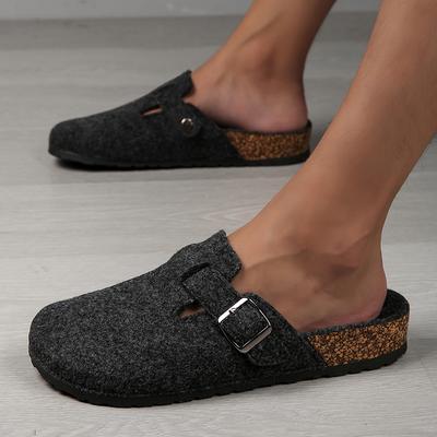 Мужские полуботинки повседневные женские пробковые сабо тапочки замшевые слипоны сандалии на плоской подошве мягкая подошва повседневные сандалии нескользящие для улицы
