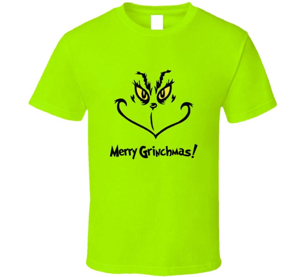 Merry Grinchmas! Funny Christmas Holiday Gift T Shirt Mens Kids Womens Boys girls children