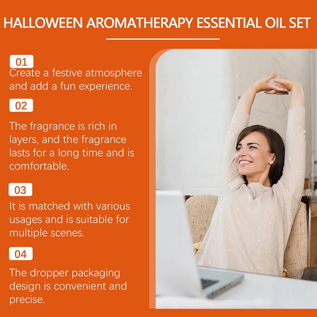 Набор фестивальных сывороточных масел, Диффузор для сывороточного масла, Ароматерапевтическая масляная свеча, Мыло для DIY, Подходит для гостиной, вечеринки и в качестве подарка, 10 мл*6 шт.