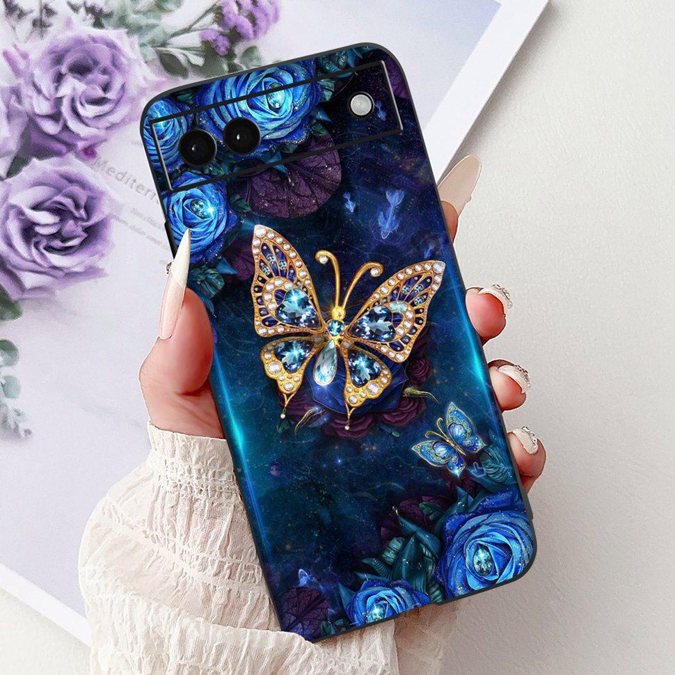Luxury Painted Cover For Google Pixel 6A Case Soft Silicone Phone Case For Google Pixel 6A Google6A 2022 Back Cover 6.1"
