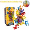 24-42pc Children's Puzzle Folding Chair Toy Parent-child Interactive Game for Kids Chair Stack Party Game Juego Social Games