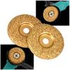 4inch Brazed Diamond Cutting Grinding Disc 7/8" Bore Tungsten Carbide Grinding Wheel Plate for Angle Grinder