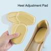 1 Pair Heel Adjustment Pad Shock-Absorbing Comfortable Insole for Shoe Size Adjustment High Heel Shoe Adapter for Various Shoe Types