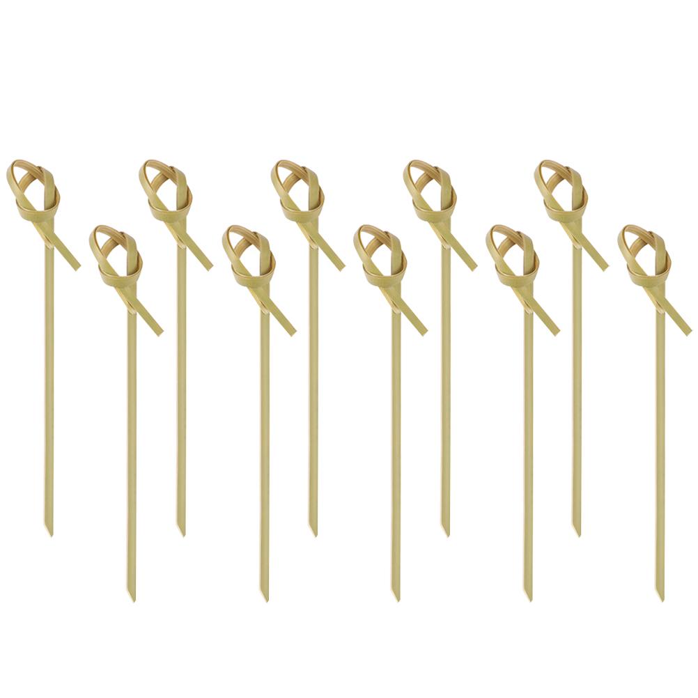 200 Pcs Cocktail Sign Food Picks Appetizer Stick Fine Sushi Sticks Bamboo Drink